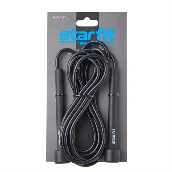 Скакалка STARFIT RP-101 черный, 3м 2