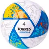 Мяч футб. TORRES Junior-4, F323804, р.4,глянц.ПУ, 4 сл, 32п, руч.сш, бел-жел-гол за 2&nbsp;070.60 ₽ купить в Туле