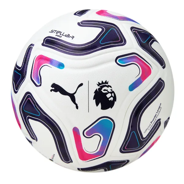 Мяч футб. PUMA Stellar Pro PL, 08510701, р.5, FIFA Quality Pro, 8п, ПУ, термосш, бело-фиолетовый за 9&nbsp;069.50 ₽ в Туле