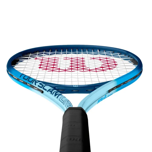 Ракетка б/т Wilson Tour Slam Lite Gr2, WR199010U2,для любит, алюминий, со струнами, сине-голубая за 6&nbsp;358 ₽ в Туле