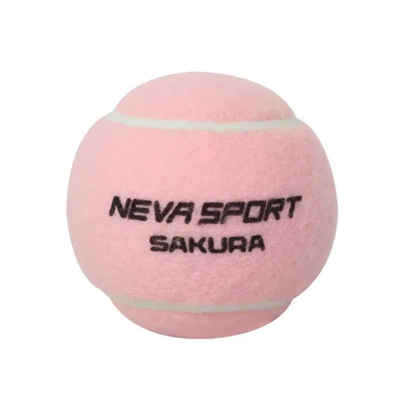 Мяч для падела NS Sakura, UAA2, уп.3 шт, сукно, нат.резина, розовый за 824.50 ₽ в Туле