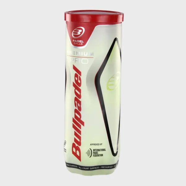 Мяч для падела BULLPADEL Premium PRO, 471959, уп.3 шт, FIP Approved, войлок, нат.резина,желтый за 1&nbsp;094.80 ₽ в Туле