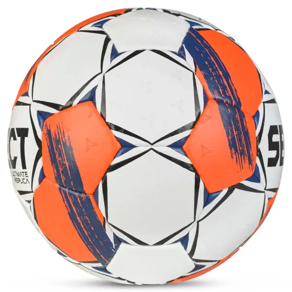 Мяч ганд. SELECT Ultimate Replica v25, 3572858745, р.3(Senior), ПУ,руч.сш, бел-оранж-т.син за 5&nbsp;373.70 ₽ в Туле