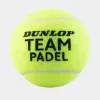 Мяч для падела Dunlop Team Padel, 601553, уп.3 шт, сукно, нат.резина,желтый за 1&nbsp;110.10 ₽ купить в Туле