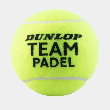 Мяч для падела Dunlop Team Padel, 601553, уп.3 шт, сукно, нат.резина,желтый за 1&nbsp;110.10 ₽ купить в Туле