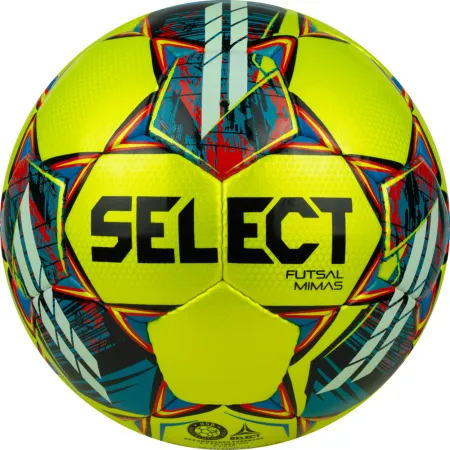 Мяч футзал. SELECT Futsal Mimas, 1053460550, р.4,FIFA Basic, 32 пан, гл.ПУ, руч.сш, жел-сине-красный за 6&nbsp;303.60 ₽ купить в Туле