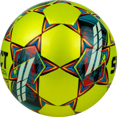 Мяч футзал. SELECT Futsal Mimas, 1053460550, р.4,FIFA Basic, 32 пан, гл.ПУ, руч.сш, жел-сине-красный за 6&nbsp;303.60 ₽ купить в Туле