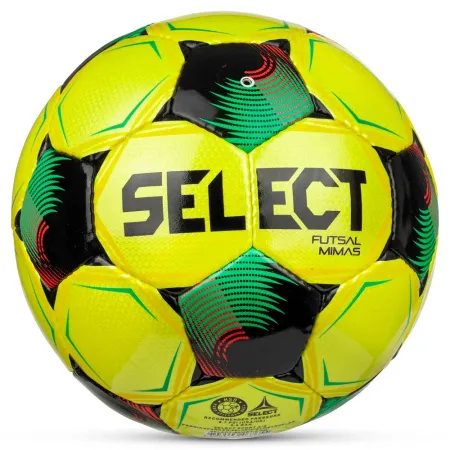 Мяч футзал. SELECT Futsal Mimas V26, 1053471007, р.4,FIFA Basic, 32п, ПУ, руч.сш, желто-зелено-черн. за 6&nbsp;113.20 ₽ купить в Туле