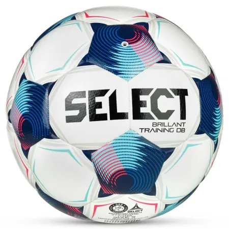 Мяч футб. SELECT Brillant Training DB V25, 0864171002, р.4, 32п, ТПУ, гибр.сш, бело-синий за 4&nbsp;936.80 ₽ купить в Туле