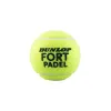 Мяч для падела Dunlop Fort Padel, 601555, уп.3 шт, FIP, сукно, нат.резина,желтый за 1&nbsp;135.60 ₽ купить в Туле