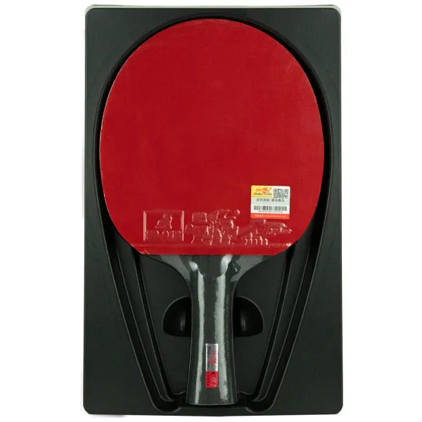 Ракетка для н/т DOUBLE FISH Black Carbon King Racket 5*****, для професс.,ITTF Appr.,накл.2,1,мм за 6&nbsp;434.50 ₽ в Туле