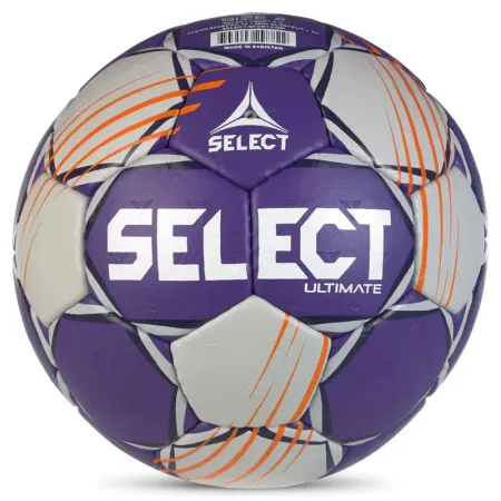 Мяч ганд. SELECT Ultimate Official EHF V24, 1612858999, Senior(р.3), EHF Appr, ПУ, руч.сш, фиол-сер за 15&nbsp;504 ₽ купить в Туле