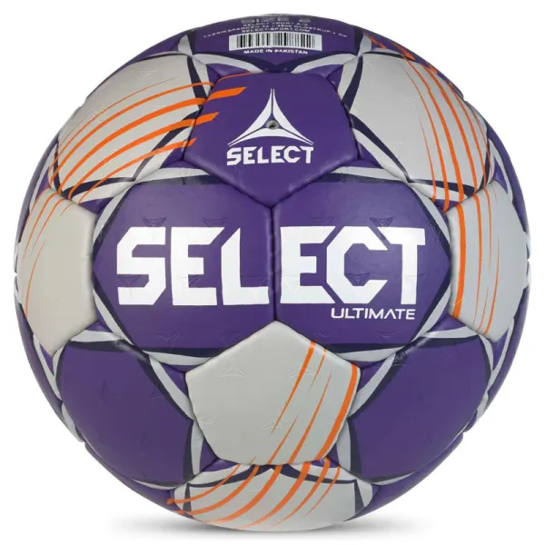 Мяч ганд. SELECT Ultimate Official EHF V24, 1612858999, Senior(р.3), EHF Appr, ПУ, руч.сш, фиол-сер за 15&nbsp;504 ₽ в Туле