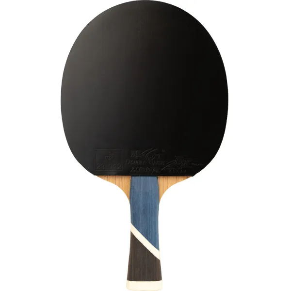 Ракетка для н/т DOUBLE FISH 5A+C, для продвин, ITTF Appr, накл. 2,1 мм, конич. ручка+ 2 мяча V40+мм за 2&nbsp;779.50 ₽ в Туле