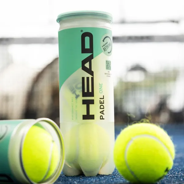 Мяч для падела HEAD Padel One S, 575383, уп.3 шт, FIP Approved, войлок,нат.резина,желтый за 933.30 ₽ в Туле