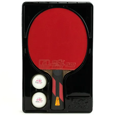 Ракетка для н/т DOUBLE FISH 7A+C, для професс.,ITTF Appr.,накл.2,1мм,+ 2 мяча V40+мм ITTF Appr за 3&nbsp;559.80 ₽ купить в Туле