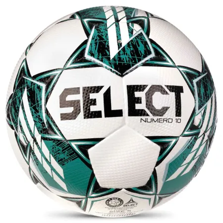 Мяч футб. SELECT NUMERO 10 V23, 0575060004, р.5, FIFA Basic, 32п, ПУ, руч. сш, бело-бирюзовый за 8&nbsp;051.20 ₽ купить в Туле