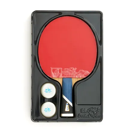 Ракетка для н/т DOUBLE FISH 5A+C, для продвин, ITTF Appr, накл. 2,1 мм, конич. ручка+ 2 мяча V40+мм за 2&nbsp;779.50 ₽ купить в Туле