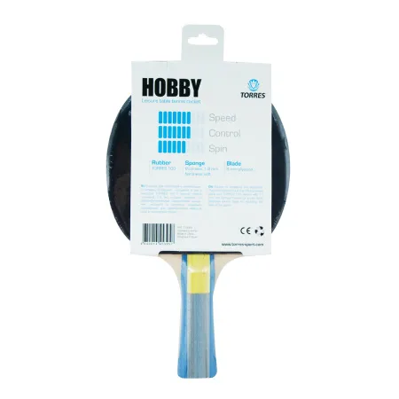 Ракетка для н/т TORRES Hobby, TT0003, для любителей, накладка 1,8 мм, конич. ручка за 875.50 ₽ купить в Туле