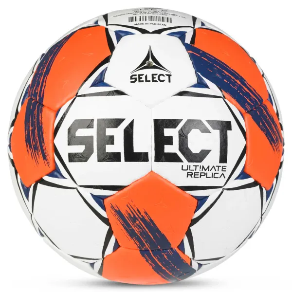 Мяч ганд. SELECT Ultimate Replica v25, 3572858745, р.3(Senior), ПУ,руч.сш, бел-оранж-т.син за 5&nbsp;373.70 ₽ в Туле