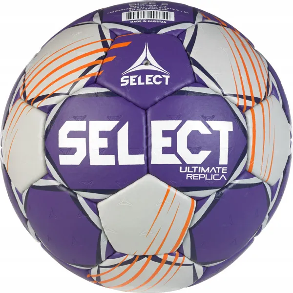 Мяч ганд. SELECT Ultimate Official EHF V24, 1612858999, Senior(р.3), EHF Appr, ПУ, руч.сш, фиол-сер за 15&nbsp;504 ₽ в Туле