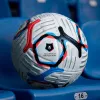 Мяч футб. KELME Russian Premier League, 7601QU5216-100, р.5, FIFA Pro, 10п, ПУ, термосш, бел-син-кр за 10&nbsp;672.60 ₽ купить в Туле